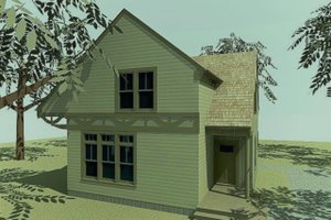 Cottage Exterior - Front Elevation Plan #925-3