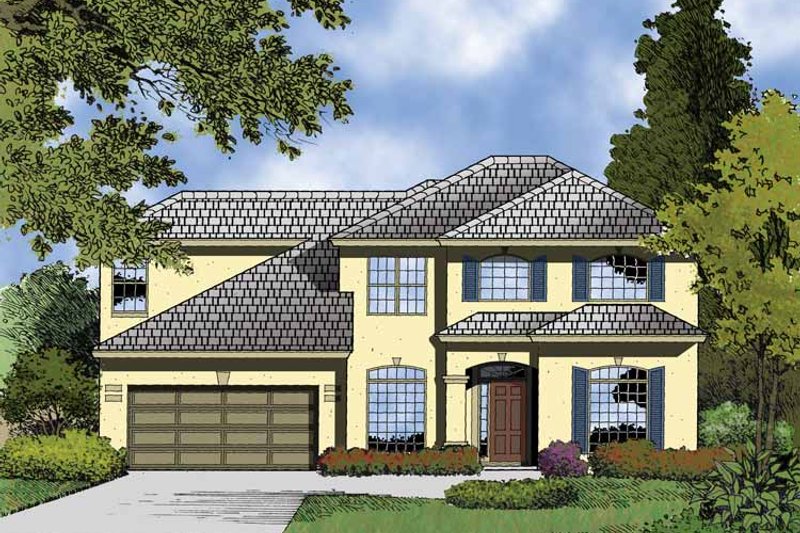 House Design - Contemporary Exterior - Front Elevation Plan #1015-50