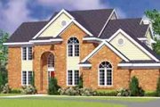 European Style House Plan - 4 Beds 2.5 Baths 2518 Sq/Ft Plan #72-481 