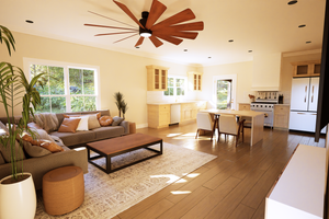 Interior - Other for Cabin House Plan #1116-27 - 2 bed, 2 bath