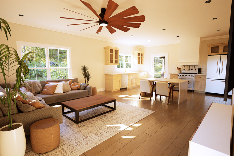 Architectural House Design - Interior - Other for Cabin House Plan #1116-27 - 2 bed, 2 bath