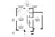 Contemporary Style House Plan - 2 Beds 2.5 Baths 1828 Sq/Ft Plan #25-4875 