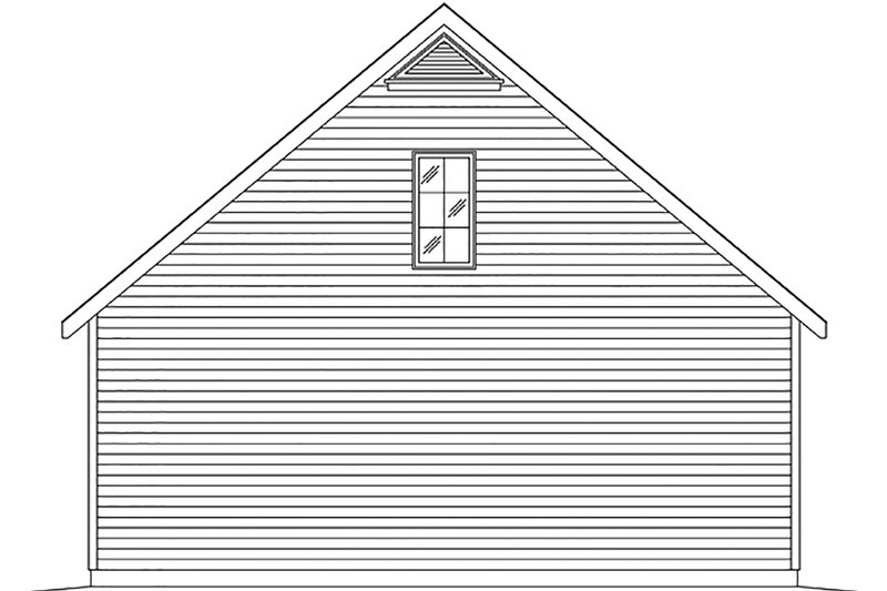 Dream House Plan - Exterior - Rear Elevation for Country House Plan #22-577, 0 bath