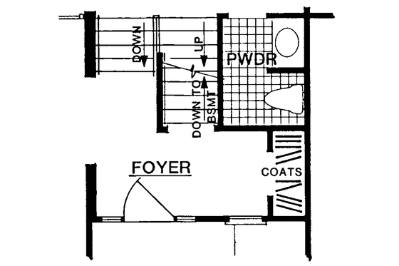 Floor Plan - Other Floor for Contemporary House Plan #72-1068 - 3 bed, 2.5 bath