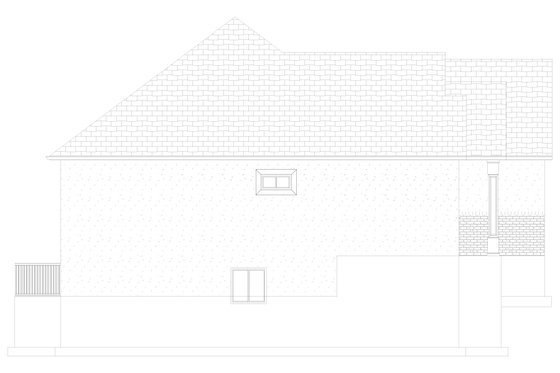 Exterior - Other Elevation 2 for Traditional House Plan #1060-67 - 3 bed, 2 bath