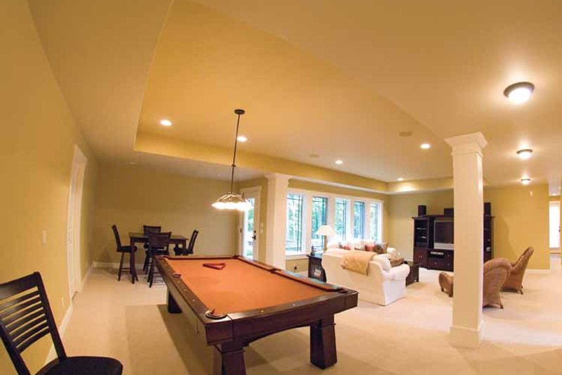 Home Plan - Interior - Family Room 1 for Prairie House Plan #928-50 - 3 bed, 2 bath