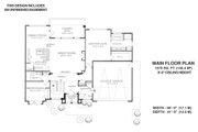Farmhouse Style House Plan - 2 Beds 2 Baths 1576 Sq/Ft Plan #1100-95 Floor 