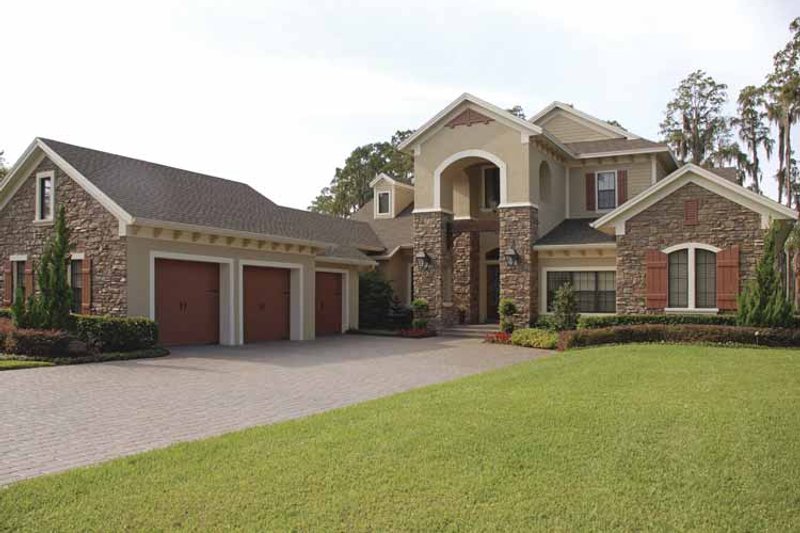 House Blueprint - Exterior - Front Elevation 4 for Country House Plan #1019-18 - 5 bed, 5 bath