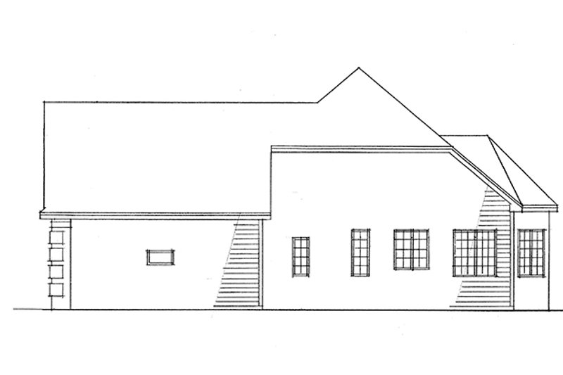 Architectural House Design - Exterior - Other Elevation for Ranch House Plan #51-701 - 2 bed, 2.5 bath