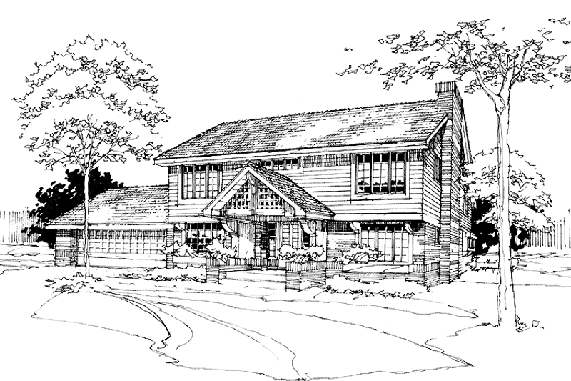Dream House Plan - Traditional Exterior - Front Elevation Plan #320-676