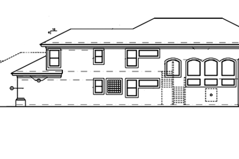 Dream House Plan - Exterior - Other Elevation for Mediterranean House Plan #417-530 - 4 bed, 3 bath