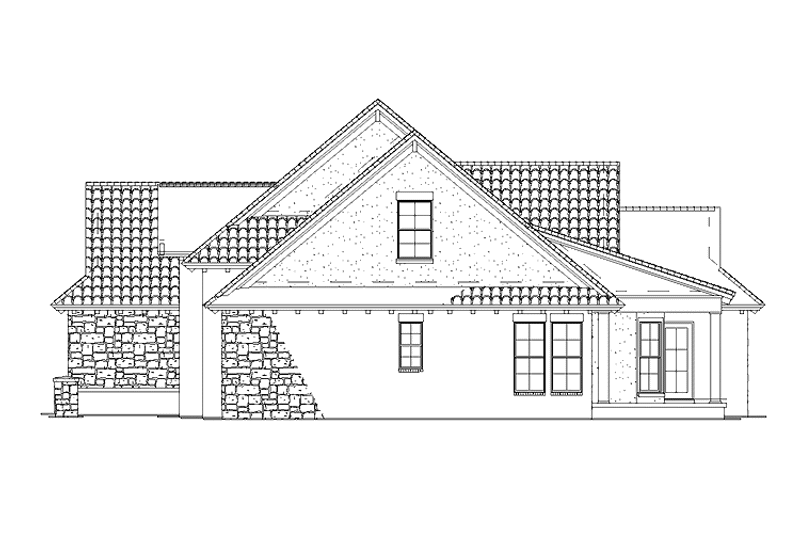 Home Plan - Floor Plan - Other Floor for Mediterranean House Plan #17-2925 - 3 bed, 2 bath