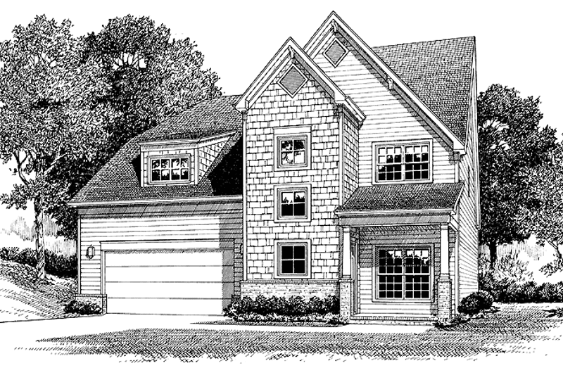 Dream House Plan - Exterior - Front Elevation 3 for Craftsman House Plan #453-268 - 3 bed, 2.5 bath