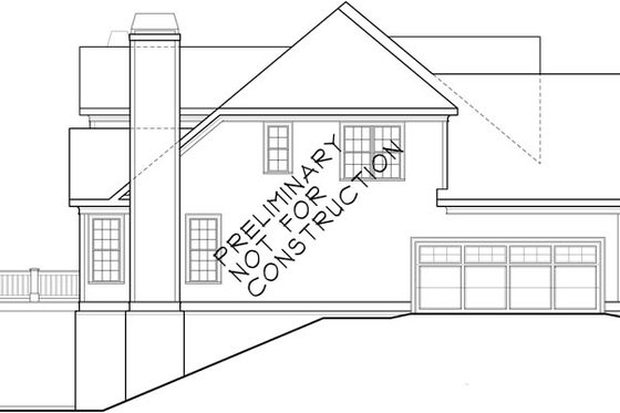 Exterior - Other Elevation 1 for Country House Plan #927-295 - 4 bed, 3 bath