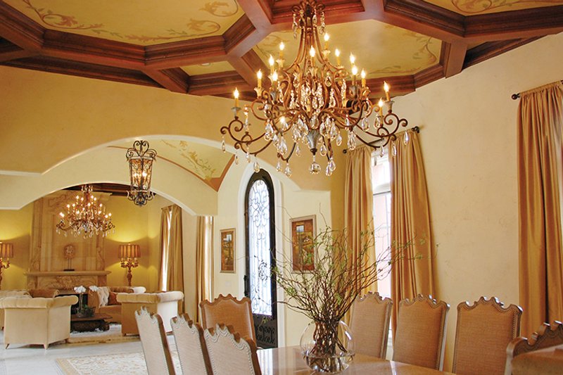 House Design - Interior - Dining Room 3 for Mediterranean House Plan #1058-11 - 5 bed, 5 bath