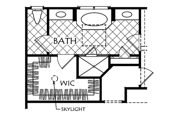 Floor Plan - Main Floor 1 for Craftsman House Plan #927-505 - 4 bed, 3 bath
