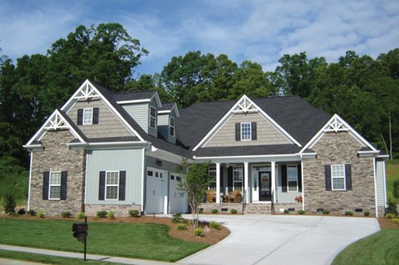 Exterior - Front Elevation 3 for Country House Plan #927-129 - 3 bed, 2.5 bath