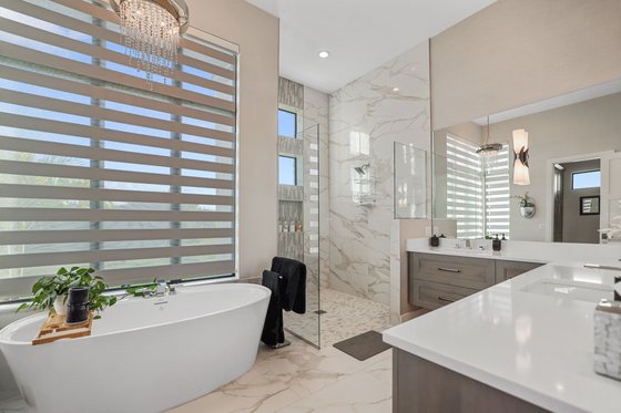 Interior - Master Bathroom for Contemporary House Plan #930-533 - 3 bed, 3 bath