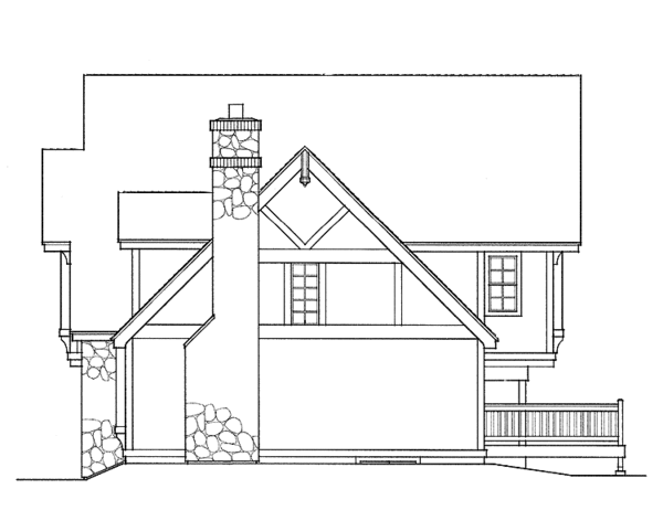 Architectural House Design - Tudor Floor Plan - Other Floor Plan #1037-37