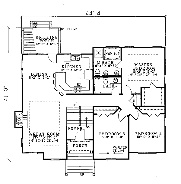 House Plan Design - European Floor Plan - Main Floor Plan #17-301