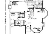 Traditional Style House Plan - 4 Beds 3 Baths 3154 Sq/Ft Plan #47-556 
