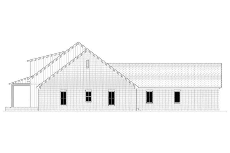 Dream House Plan - Exterior - Other Elevation 1 for Farmhouse House Plan #430-366 - 4 bed, 3 bath