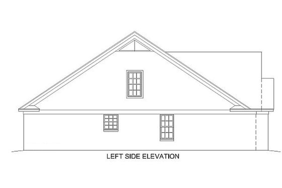 Exterior - Other Elevation for Traditional House Plan #329-213 - 3 bed, 3 bath