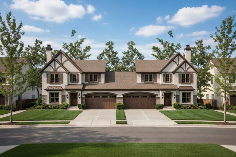 Dream House Plan - Cottage Exterior - Front Elevation Plan #20-1344