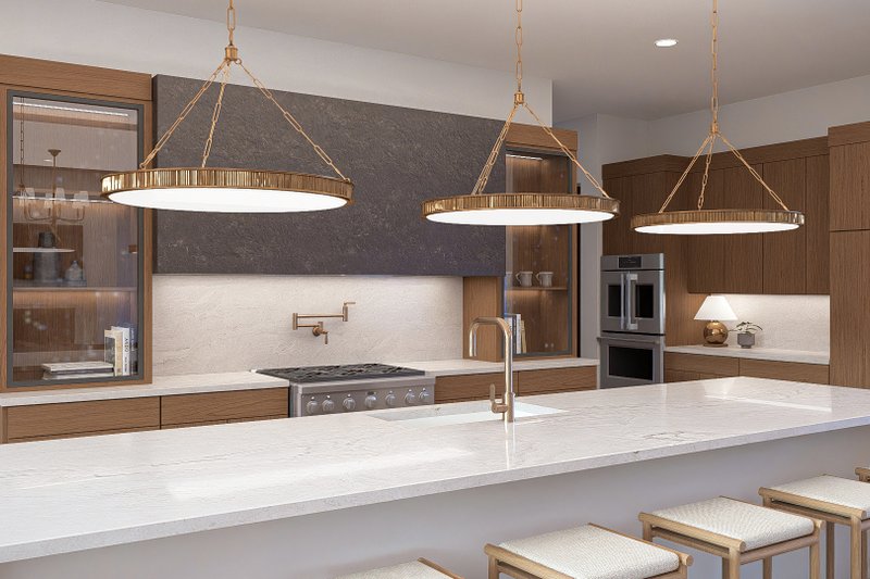 Architectural House Design - Interior - Kitchen 1 for Contemporary House Plan #455-798 - 3 bed, 2.5 bath