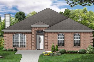 Traditional Exterior - Front Elevation Plan #84-310