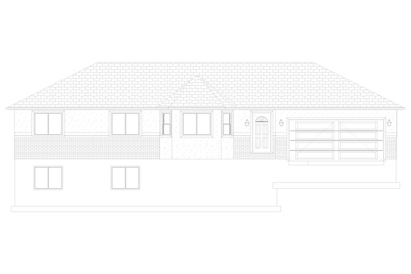 House Plan Design - Exterior - Front Elevation 4 for Ranch House Plan #1060-388 - 3 bed, 1.5 bath