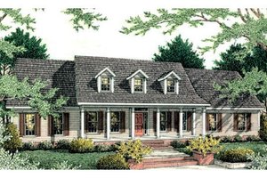 Country Exterior - Front Elevation Plan #406-134