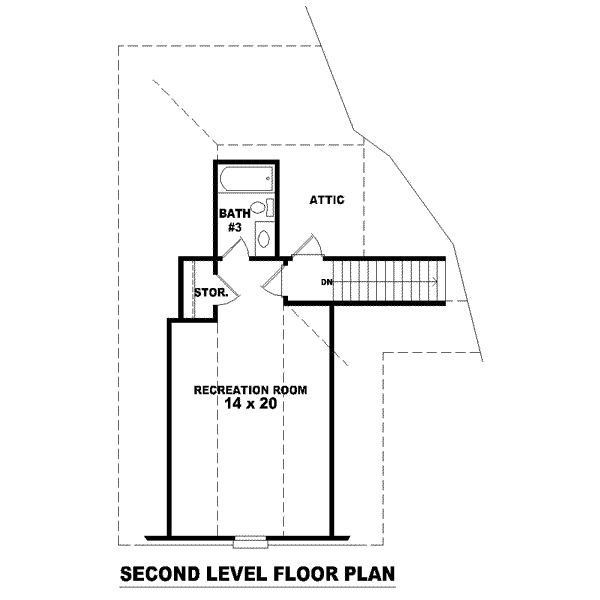 European Floor Plan - Upper Floor Plan #81-1454