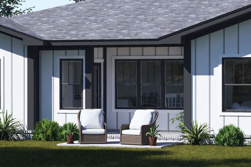 Dream House Plan - Exterior - Other Elevation 4 for Modern House Plan #513-2490 - 3 bed, 3 bath