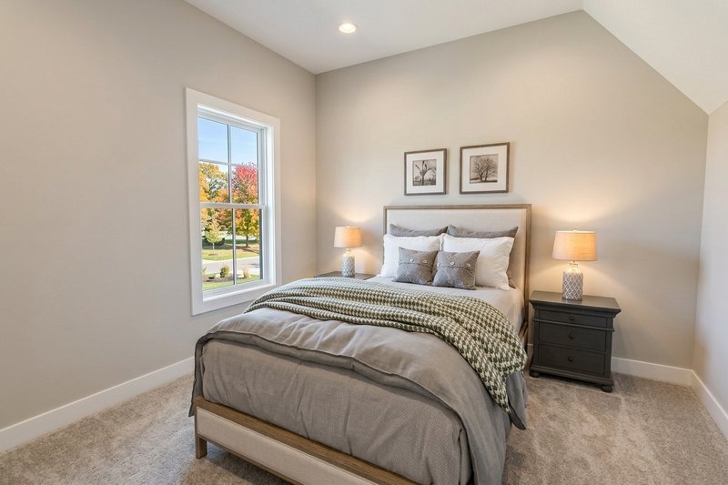 Architectural House Design - Interior - Bedroom for Farmhouse House Plan #51-1549 - 4 bed, 3.5 bath