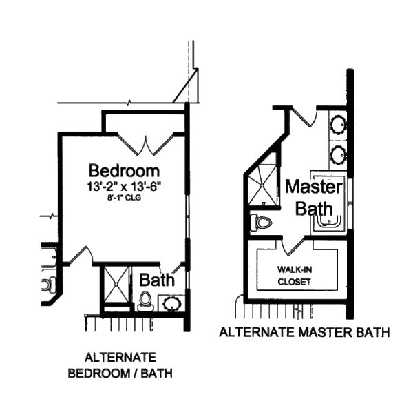 Bungalow Floor Plan - Other Floor Plan #46-436