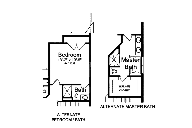 Home Plan - Floor Plan - Other Floor for Bungalow House Plan #46-436 - 4 bed, 3.5 bath