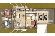 Farmhouse Style House Plan - 3 Beds 2 Baths 1425 Sq/Ft Plan #44-272 