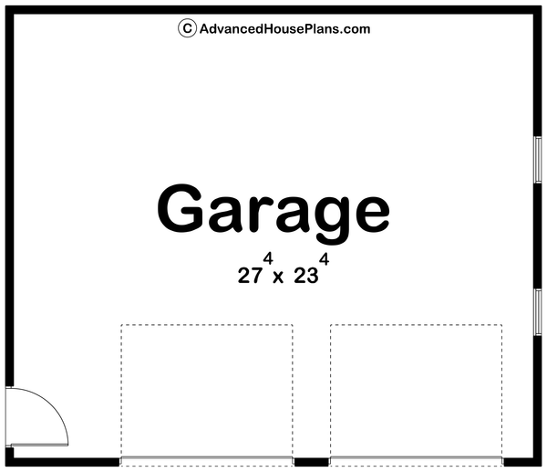 Architectural House Design - Traditional Floor Plan - Main Floor Plan #455-539