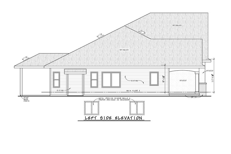 Home Plan - Exterior - Other Elevation for Traditional House Plan #20-2344 - 3 bed, 2.5 bath