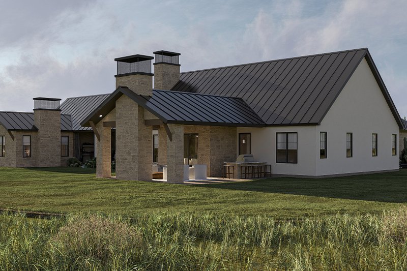 Home Plan - Exterior - Other Elevation for Southern House Plan #455-401 - 3 bed, 2.5 bath