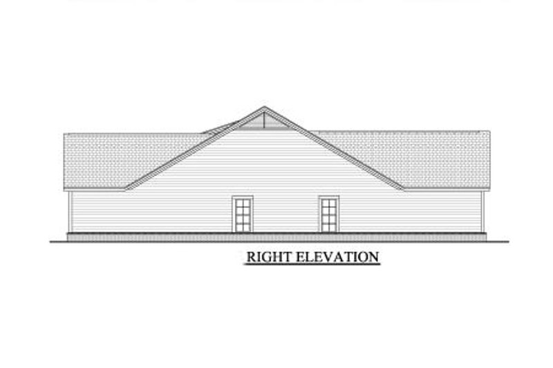 Home Plan - Exterior - Other Elevation 1 for Cottage House Plan #430-25 - 3 bed, 2 bath