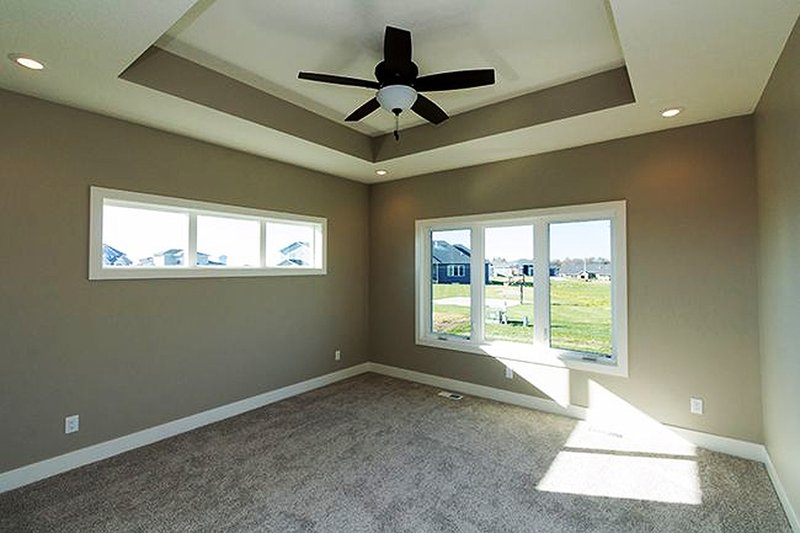 House Design - Interior - Master Bedroom for Ranch House Plan #70-1458 - 2 bed, 2 bath