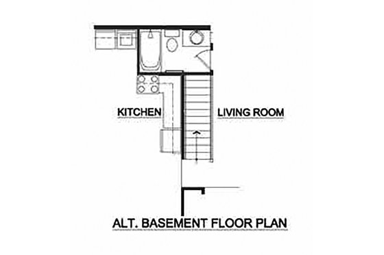 Floor Plan - Other Floor for Craftsman House Plan #116-304 - 3 bed, 2 bath