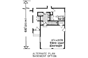 Floor Plan - Other Floor for Traditional House Plan #47-574 - 3 bed, 2 bath
