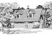 Country Style House Plan - 1 Beds 1 Baths 690 Sq/Ft Plan #72-286 