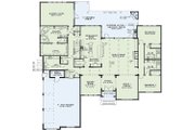 European Style House Plan - 4 Beds 4 Baths 3766 Sq/Ft Plan #17-2477 