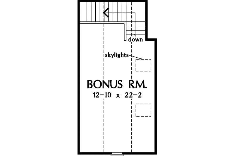 Home Plan - Floor Plan - Upper Floor for Mediterranean House Plan #929-486 - 3 bed, 2 bath