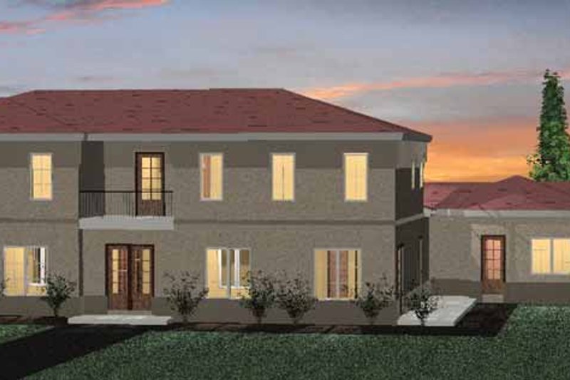 House Plan Design - Mediterranean Exterior - Front Elevation Plan #937-16