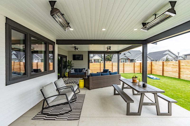 Home Plan - Exterior - Outdoor Living 2 for Contemporary House Plan #1070-153 - 3 bed, 2.5 bath
